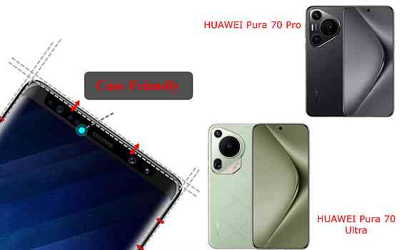Защитное стекло HyperGlass Pro для HUAWEI Pura 70 Pro, Pura 70 Ultra – максимальная чувствительность и защита Киев