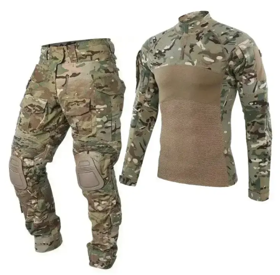 Чоловічий тактичний літній костюм Idogear G2 (убакс та штани) + наколінники (Мультикам) M Вінниця