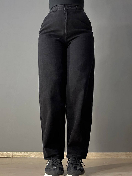 Джинсы женские Its Basic 3419-1 skater бананы мом черные, черный, 40, 40, 86 см, 115 см Киев - изображение 17