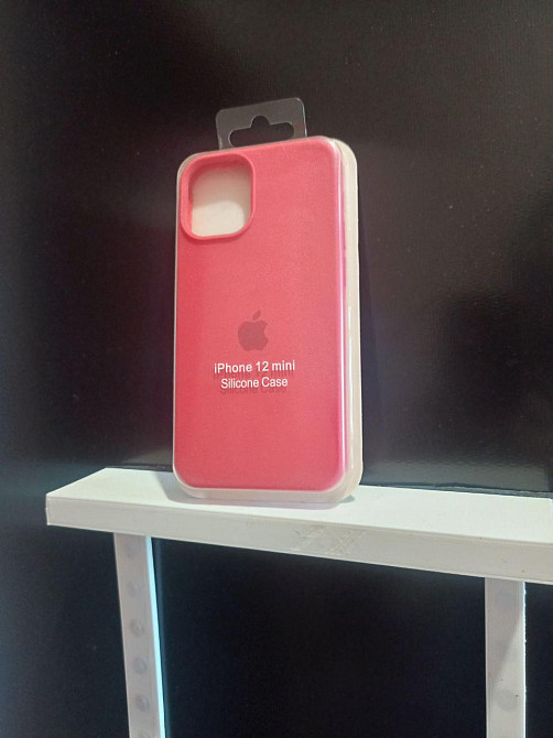 Силіконовий чохол для iPhone 12 mini Ніжно-ягідний рожевий (Pink Berry) Київ - фото 3