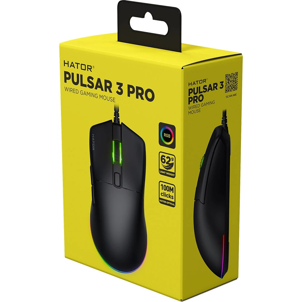 Миша Hator Pulsar 3 Pro Black (HTM620) ( 16902 ) Харків - фото 9