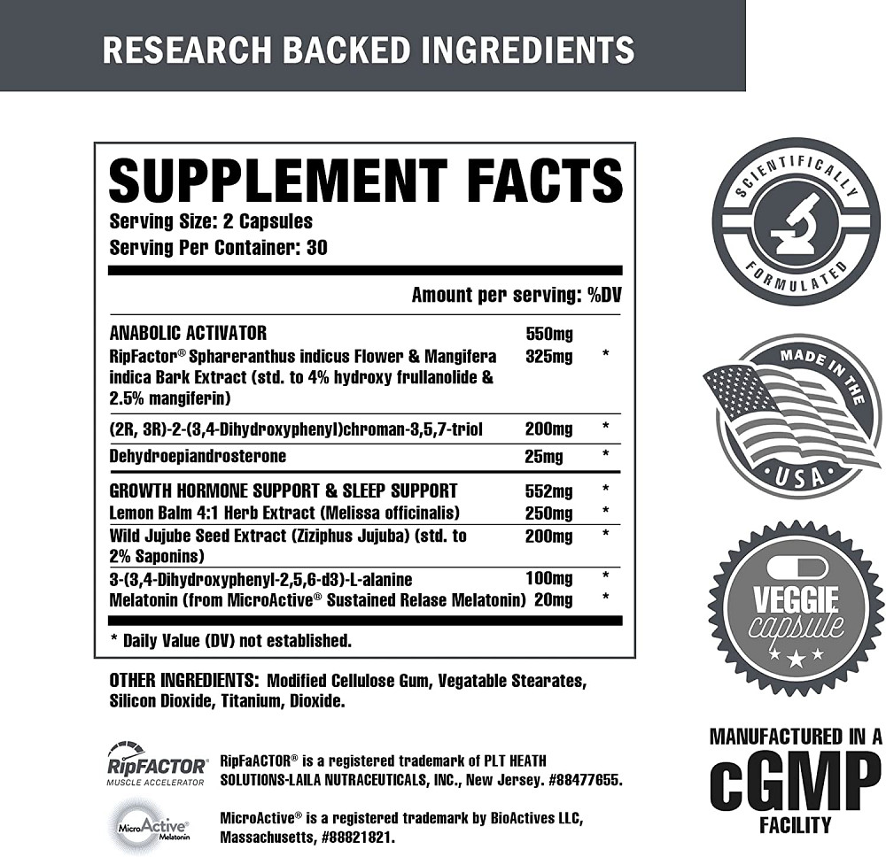 Анаболический комплекс Nutrex Anabol Hardcore PM 60 caps Луцк - изображение 2