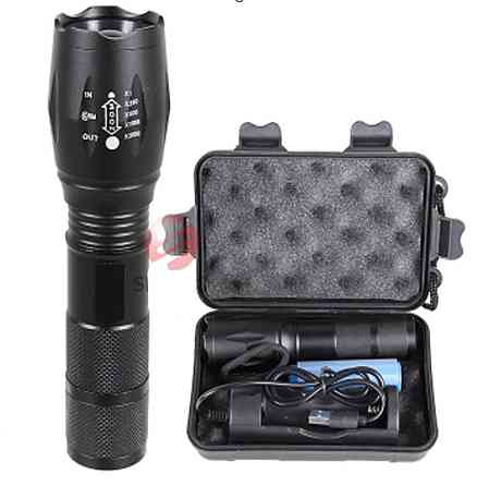 Ліхтар світлодіодний Sirius T6 (зі знімною батареєю та USB-кабелем) Коломыя