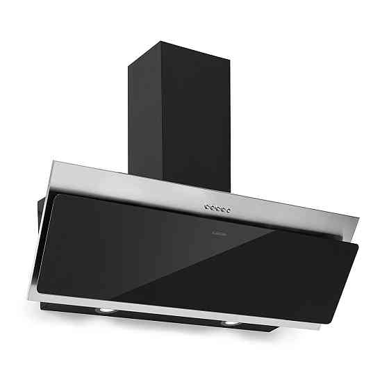 Вытяжка Alessia вытяжка над головой 350 м³/ч Push Control черный 90 см (Германия, читать описание) Ровно