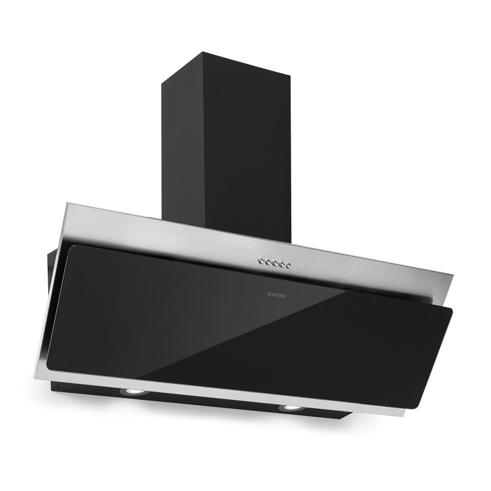 Вытяжка Alessia вытяжка над головой 350 м³/ч Push Control черный 90 см (Германия, читать описание) Ровно - изображение 1