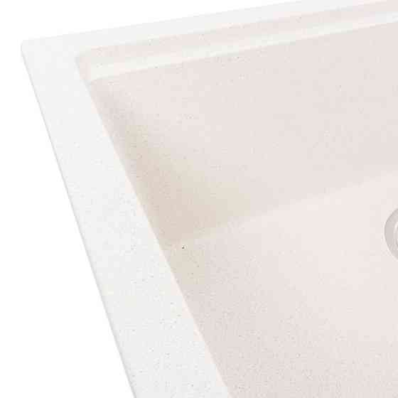 VALESO Гранітна мийка для кухні VALESO NIKA 7545 матова Біла в крапку Киев