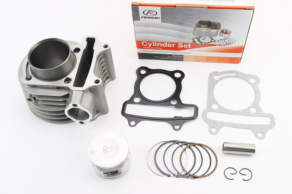 Циліндр к-кт (цпг) 125cc-52,4мм (палець 15мм), від 2шт -8% Киев - изображение 1