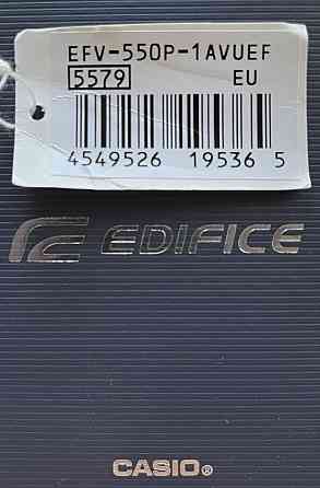 Чоловічий годинник CASIO EDIFICE CLASSIC EFV-550P-1AVUEF•мужские часы. Киев