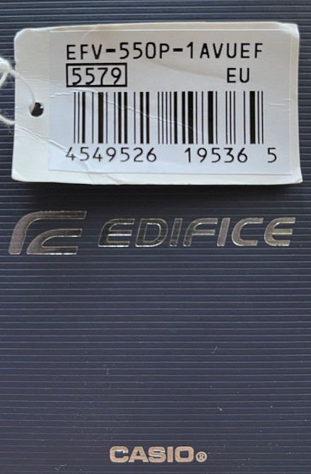 Чоловічий годинник CASIO EDIFICE CLASSIC EFV-550P-1AVUEF•мужские часы. Киев - изображение 3