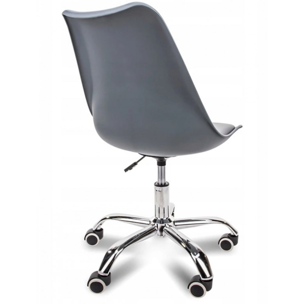 Кресло офисное компьютерное B-487 на колесиках рабочее для компьютера офиса дома Серый Киев - изображение 6