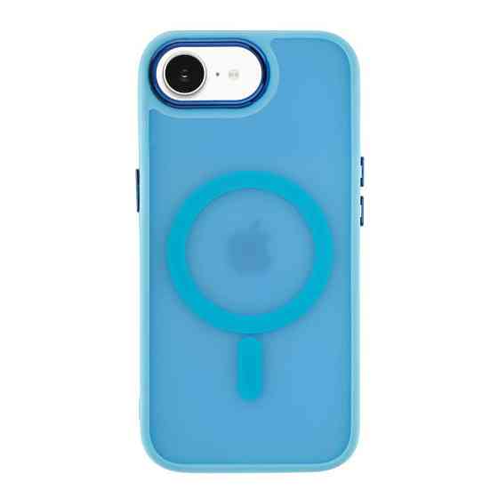 Iphone 17e Матовый чехол Магнит TPU+PC (голубой) Одесса