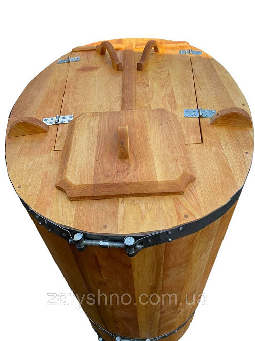 Овальна фітобочка з вільхи з парогенератором Київ - фото 2