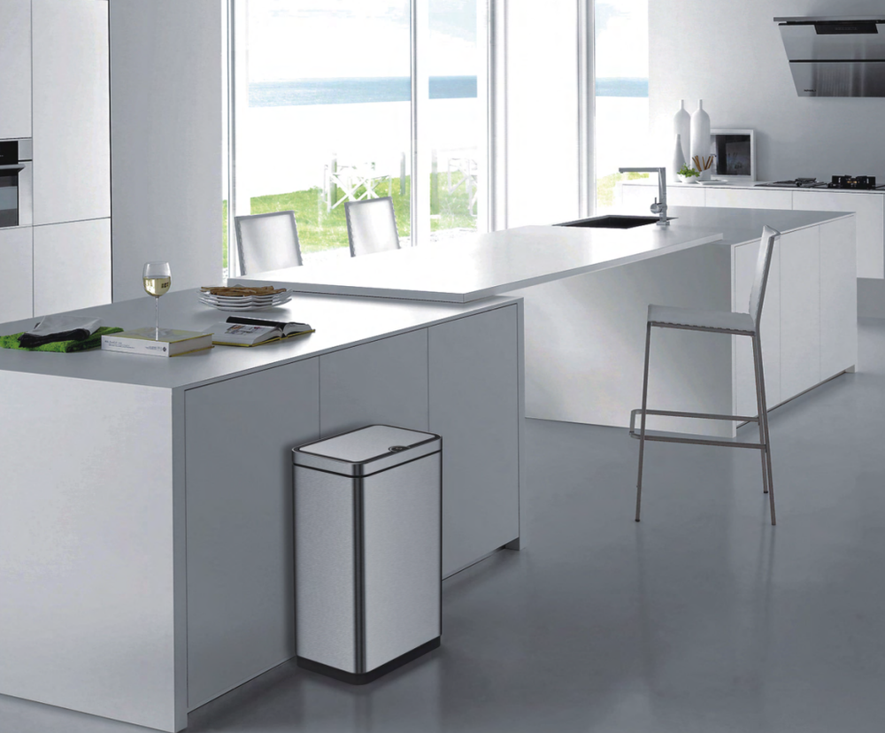 Сенсорное прямоугольное мусорное ведро Koer TC-020212-02 12 л, цвет нержавейка (KR5584) Харьков - изображение 20