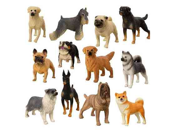 Песик 7*6см гумовий арт.TBS086 в асортименті ТМ 7TOYS Киев