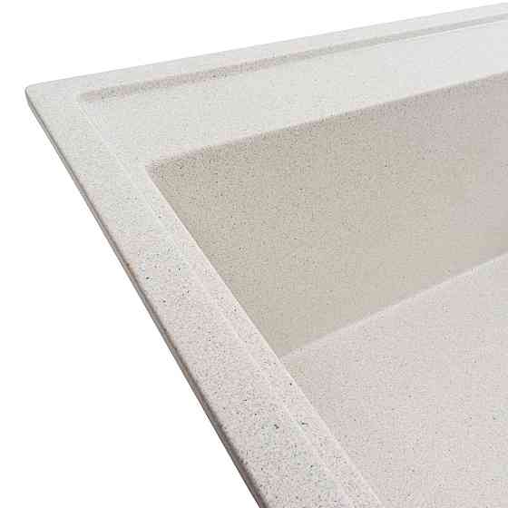 PLATINUM Гранітна мийка для кухні Platinum 7950 AZURIT матова Біла в крапку Київ