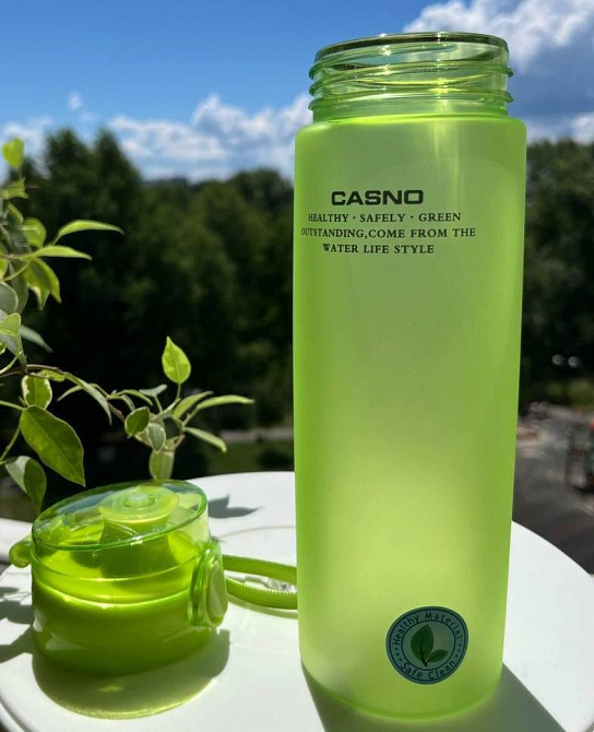 Розпродаж - Пляшка для води CASNO 650 мл KXN-1157 Зелена Кам'янське - фото 6