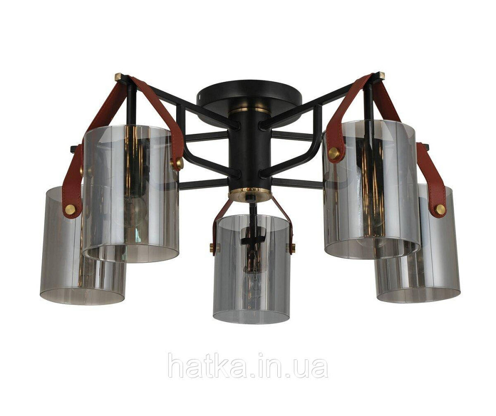 Потолочная люстра G 321036/5 Copper+Matt black Киев - изображение 2
