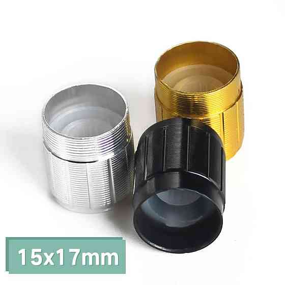 Набір з 10 алюмінієвих колпачків для ручок енкодера 14мм Київ