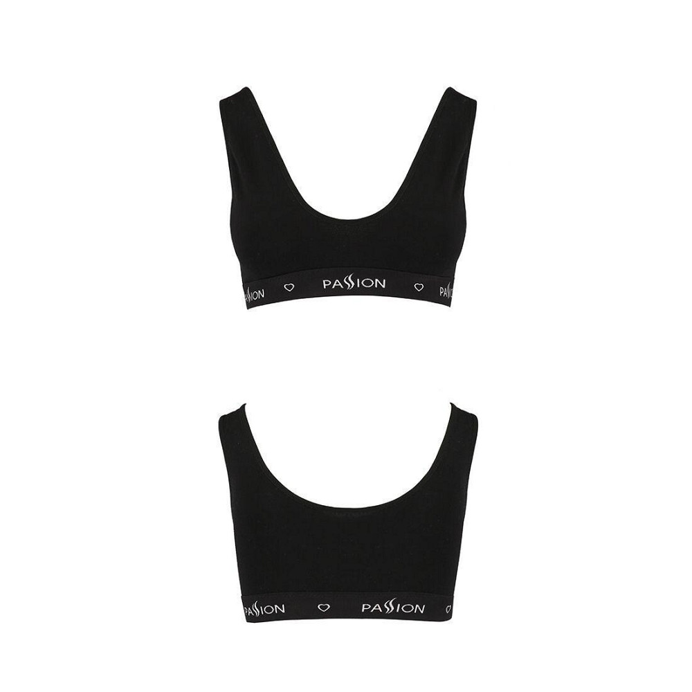 Спортивний топ з широкою гумкою Passion PS004 TOP M, black Sex Aura Київ - фото 5