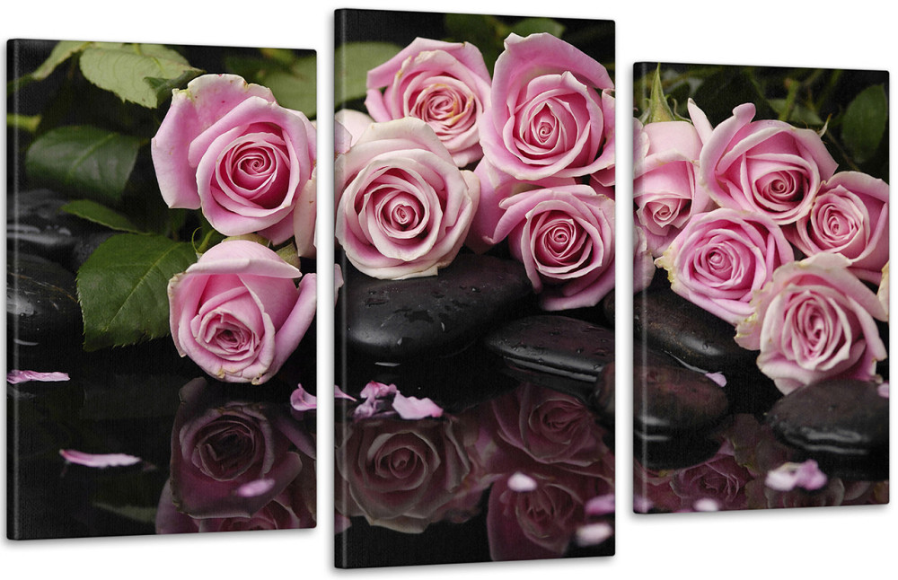 Модульна картина Рожеві Рози Art-123_3 100x150 см Київ - фото 1