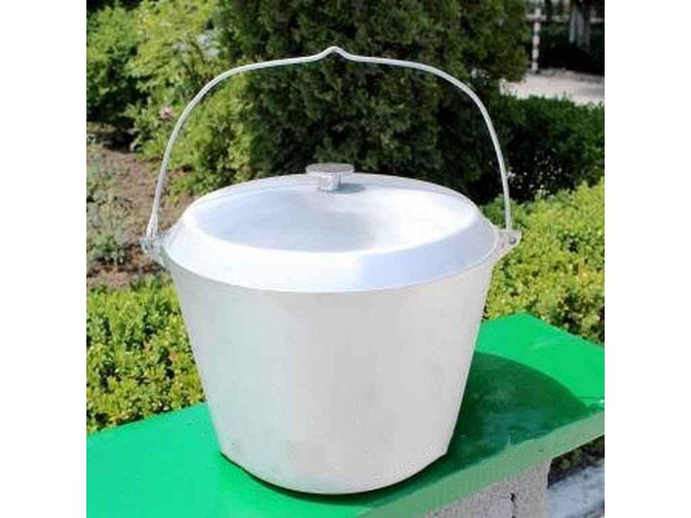 Казан рибальський з кришкою 11,00л ТМ ПОЛІМЕТ Київ - фото 1