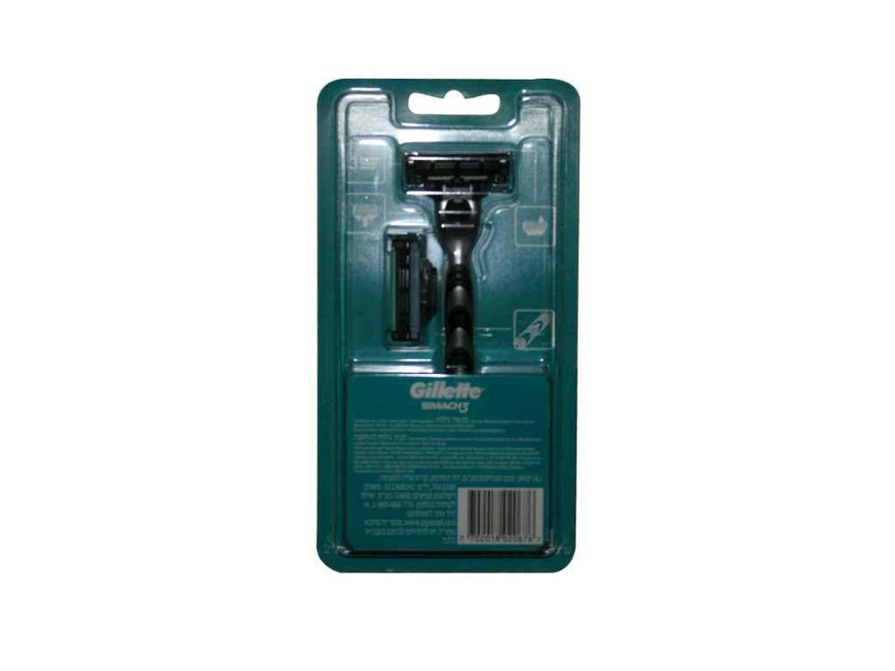 Бритва GILLETTE Mach 3 з 2 змінними картриджами ТМ GILLETTE Київ - фото 1