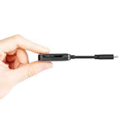 Зчитувач флеш-карт Transcend USB 3.2 Gen 1 Type-C SD/microSD Black (TS-RDC3) Вінниця