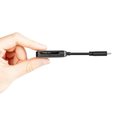 Зчитувач флеш-карт Transcend USB 3.2 Gen 1 Type-C SD/microSD Black (TS-RDC3) Вінниця - фото 3