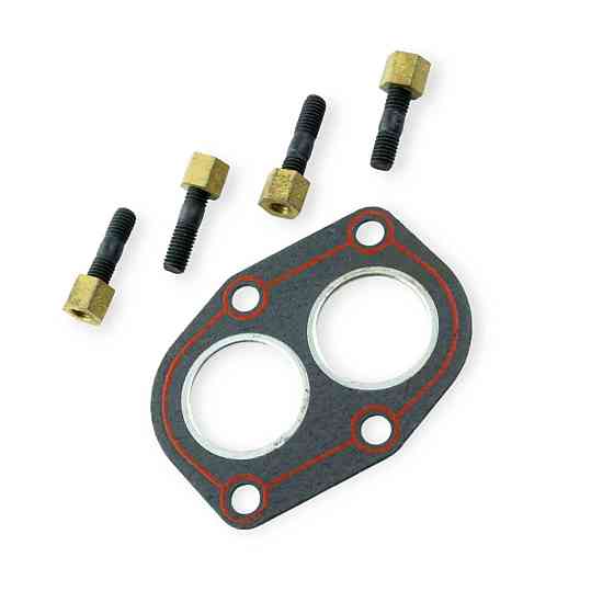 Прокладка труби (штанів) 2101-2107, 2108-2115 (8 кл), 2121 з герметиком (гайки, шпильки) СБК приймальний Мукачево