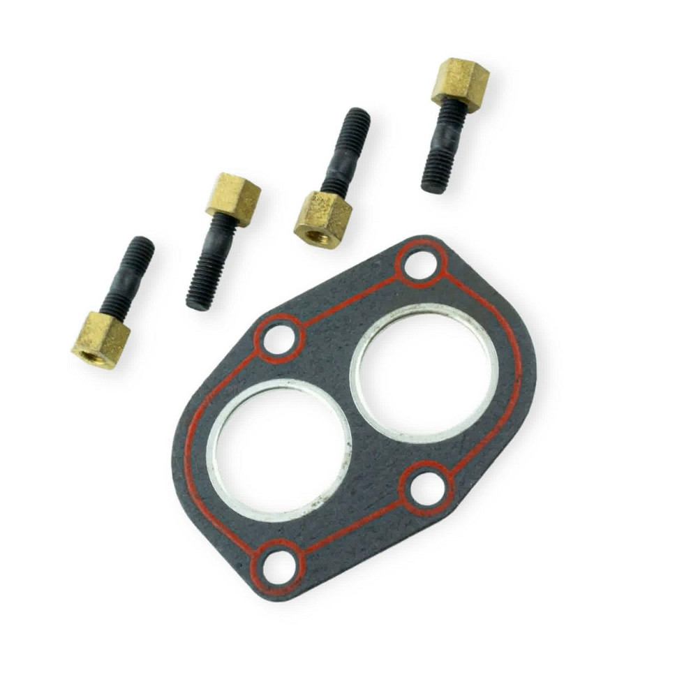 Прокладка труби (штанів) 2101-2107, 2108-2115 (8 кл), 2121 з герметиком (гайки, шпильки) СБК приймальний Мукачево - фото 1