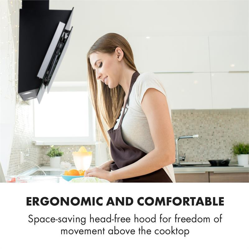 Вбудована духова шафа Gusteau Aurora + настінна витяжка з неіржавкої сталі чорного кольору (Німеччина, Рівне - фото 9