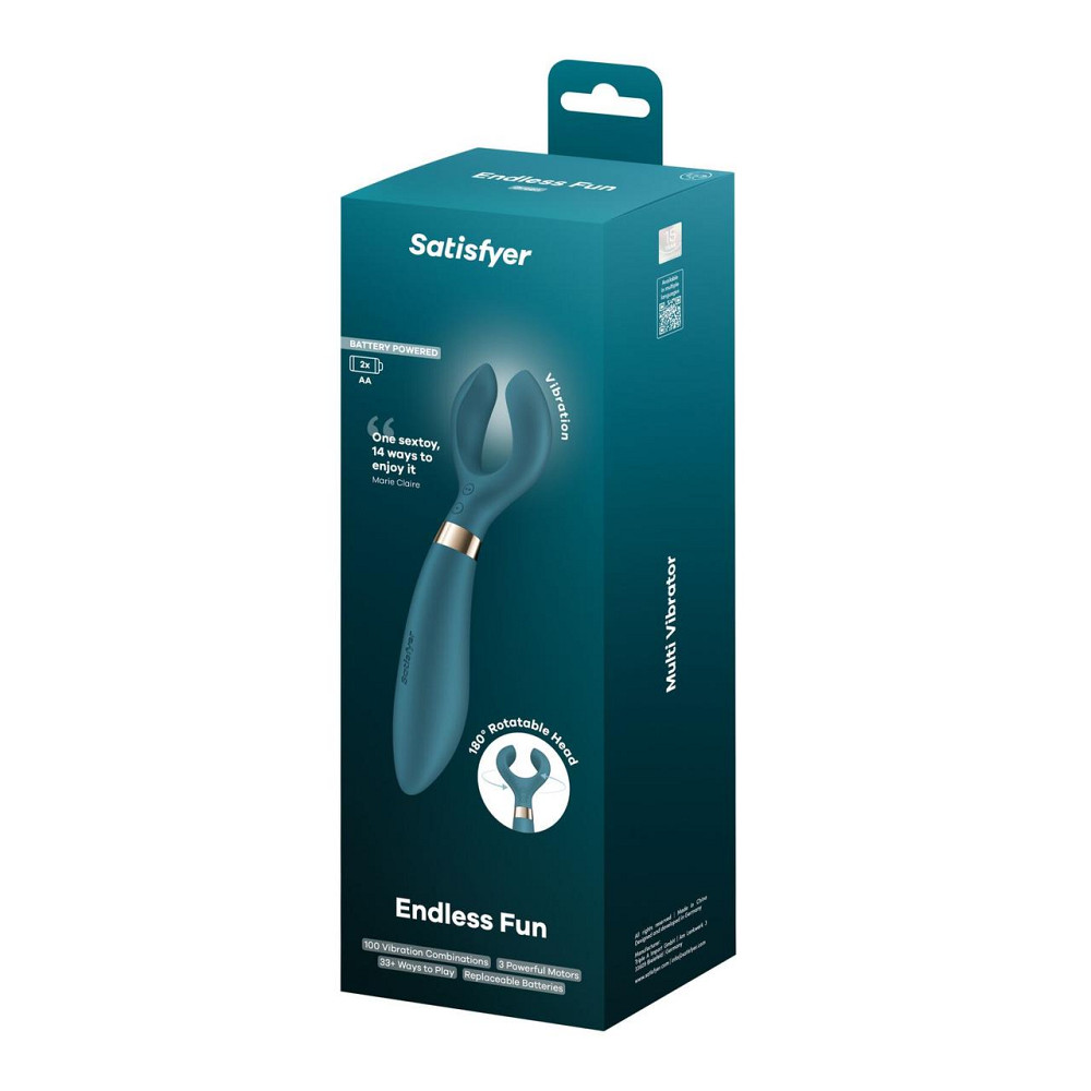 Вібратор для пар Satisfyer Endless Fun Battery Series, три мотора, багатофункціональний Sex Aura Київ - фото 7