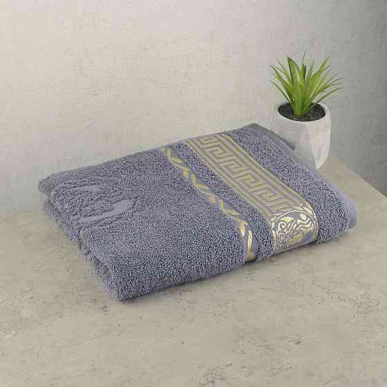 Набір махрових рушників 3шт GM Textile 50х90см, 50х90см, 70х140см Caesar 450г / м2 (Сірий) Суми