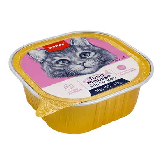 Wanpy Tuna&Salmon ВАНПИ ТУНЕЦ ЛОСОСЬ консервы для котов, мусс Киев