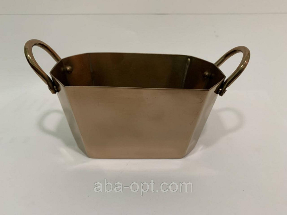 Чаша для подачі снеків з мідним напиленням V 0,4 л (шт) Одеса - фото 1