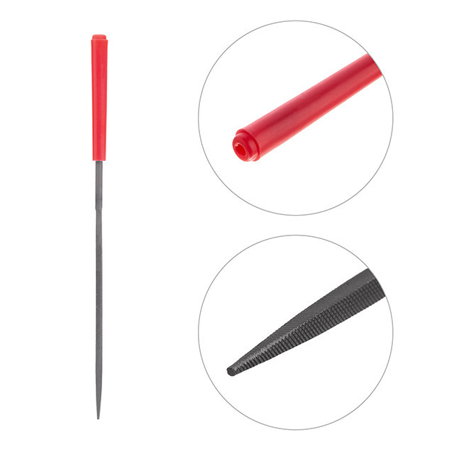 Набір надфілів, 10 шт., 140 мм INTERTOOL HT-3708 Київ - фото 6