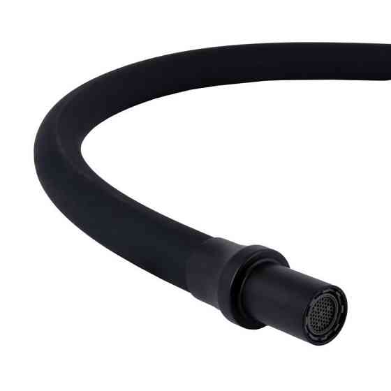 Змішувач для кухні Lidz Aria 020F3 з гнучким виливом та підключенням до фільтру LDARI020F3BLA39212 чорний Київ