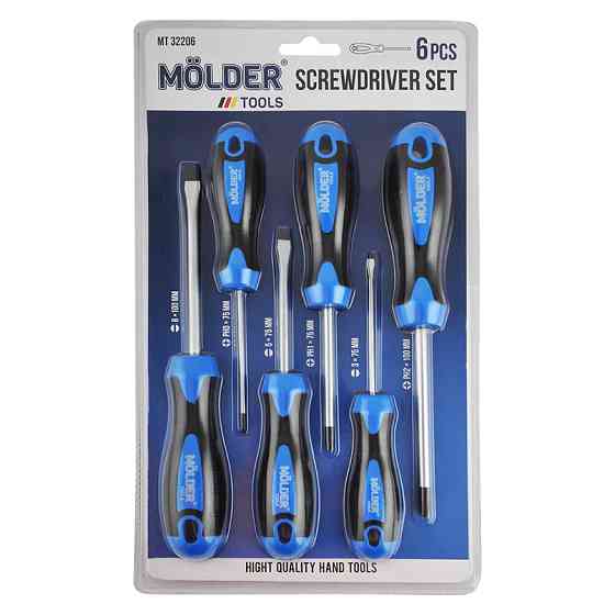 Набір викруток Molder MT32206 6шт Львів