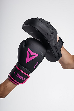 Боксерські рукавиці V`Noks Ultima Black Fuxia 12 ун. Кам'янське - фото 7