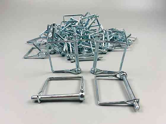 Палець із капелюшком стопорний 6х60 + блокувальний чек прямокутник Мукачево