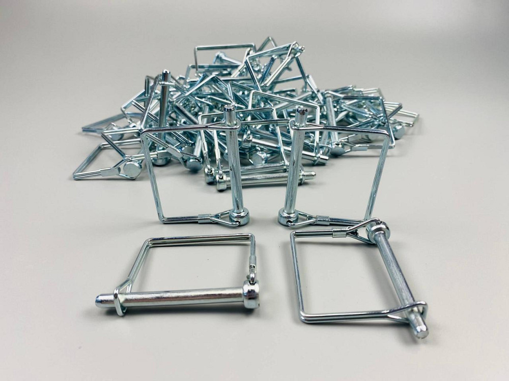 Палець із капелюшком стопорний 6х60 + блокувальний чек прямокутник Мукачево - фото 4