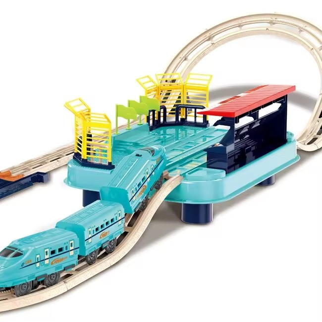 Залізниця зі швидкісним поїздом на батарейках CJ-4000544 Кам'янець-Подільський - фото 5