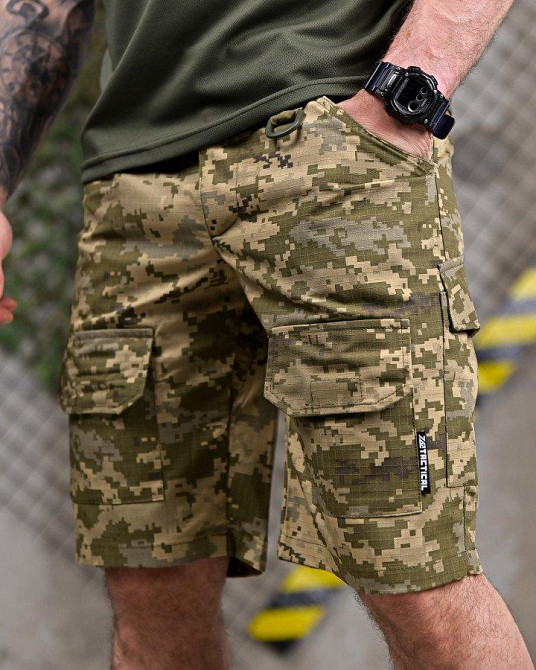 Тактические шорты PLEZENTVIL 7.62 пиксель ПП7474 Одесса - изображение 2