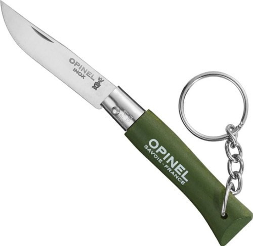 Універсальний Складаний Ніж - брелок Opinel No.4 "Origins brelok Khaki" (002054) Нержавіюча сталь Нововолинськ - фото 1