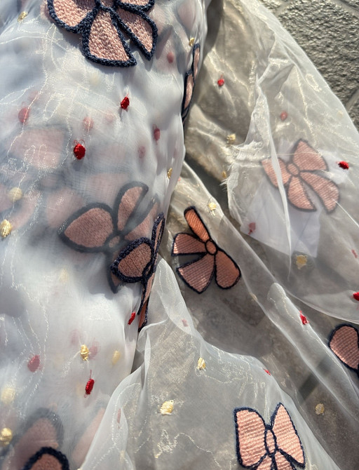 Ткань опт / органза вышитая - от 5 м. Киев - изображение 6