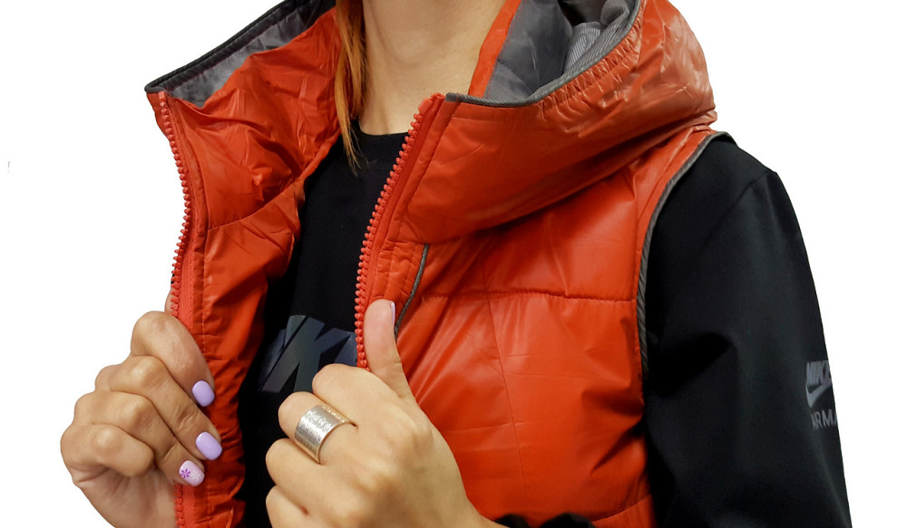 Жіноча подовжена безрукавка, демісезонний жилет Київ - фото 3