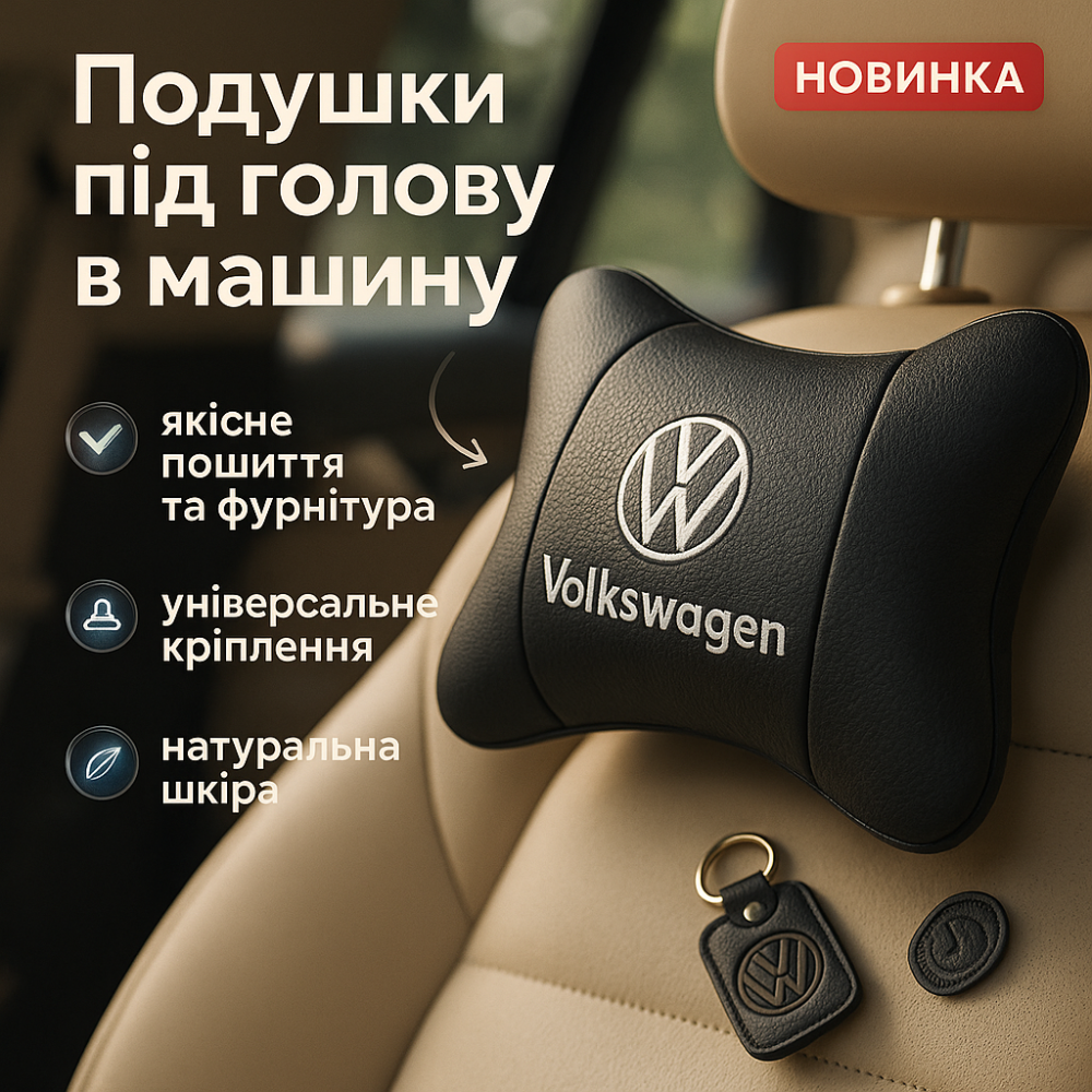 Подушка для удобной поддержки головы, Подушки с логотипом от производителя, Подарок водителю NE-87 Львов - изображение 19