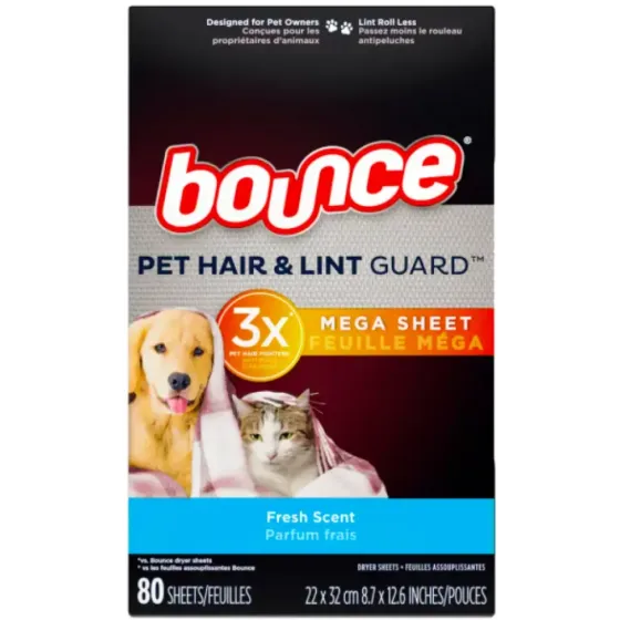 Серветки для сушильної машини Bounce Pet Dryer Sheets, Outdoor Fresh Scent, 80 шт. Львів
