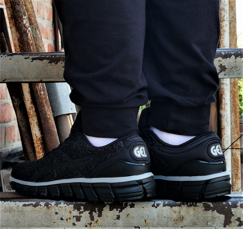 Кроссовки Asics GEL Чёрные Мужские Асикс Гель (размеры: 41,42,43,44,45,46) Видео Обзор Днепр - изображение 8