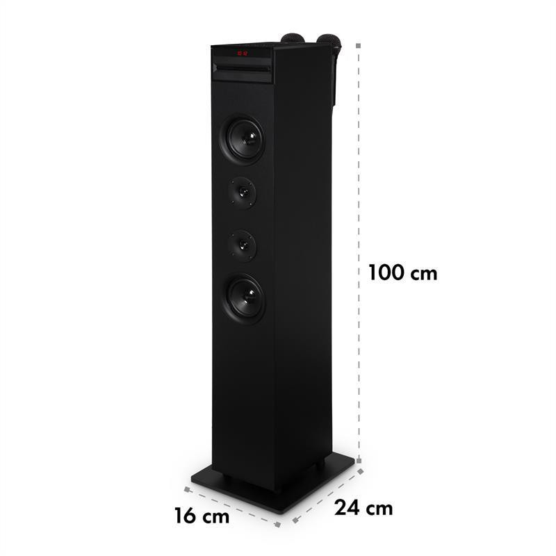 Karaboom CD Система караоке Bluetooth MP3 Зарядное устройство USB Микрофон FB Черный Черный (Германия, читать Ровно - изображение 9